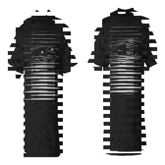 Zombie Behind Blinds T-Shirt - Thegiftio