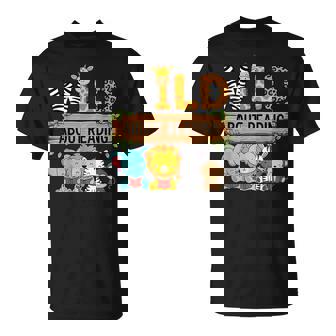 Zoo Animals Wild About Reading Books Reader Lover Librarian T-Shirt - Thegiftio