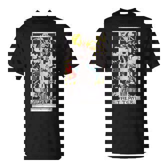 Zshop Xvi De Manga Corta Diseñointage De La Torre Tarot Camiseta unisex - Regaloses