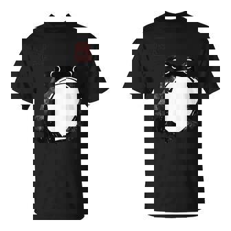 【かゑるまにあ】不機嫌な蛙 日本の侍カエル 浮世絵 かえる 日本禅美術 伝統芸術 松本奉時 ヴィンテージ タトゥーアート Tシャツ - Kawaiitshirt