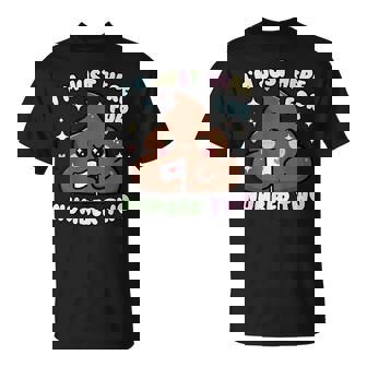 おもしろうんち二日目のためだけにここにいるよ Tシャツ - Kawaiitshirt