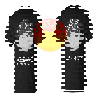 おもしろたこ焼き 日本料理 大阪料理 ひらがな 文字 Tシャツ - Kawaiitshirt