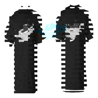 かわいい カワイイ アニメ 眠っているサメ ジンベイザメ 日本語 Tシャツ - Kawaiitshirt