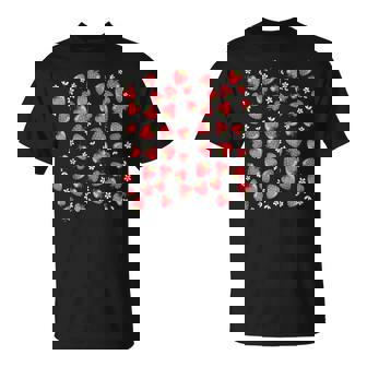 かわいいいちご原宿 美的いちご柄 Tシャツ - Kawaiitshirt