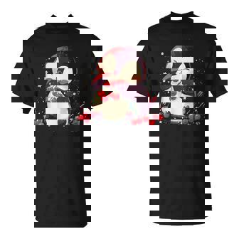 さくらんぼペンギン かわいい チェリー フルーツ アートワーク ペンギン好き Tシャツ - Kawaiitshirt