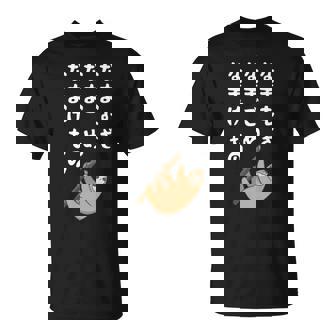 なまむぎなまごめなまけもの 早口言葉 ナマケモノ 面白い 可愛い なまけもの 動物好き 長袖tシャツ Tシャツ - Kawaiitshirt