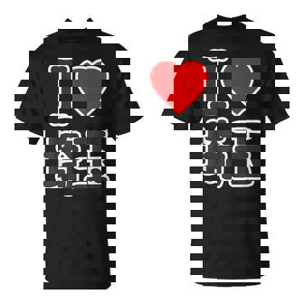 アイラブ・埼玉（I Love ハート）Big 大きな文字【47都道府県】Jimo-T ジモティ お土産 Tシャツ - Kawaiitshirt