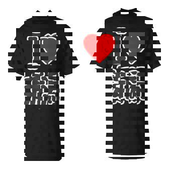 アイラブ・新潟（I Love ハート）Big 大きな文字 ハート【47都道府県】ジモティ お土産 面白 Tシャツ - Kawaiitshirt