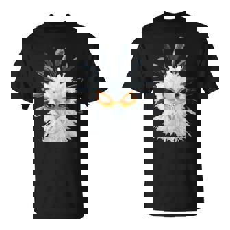 アクリル画アート ヘビクイワシ デザイン 長袖tシャツ Tシャツ - Kawaiitshirt