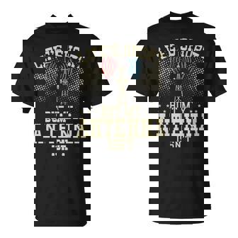 アマチュア無線デザイン 男性用 アマチュア無線機 アンテナ 長袖tシャツ Tシャツ - Kawaiitshirt