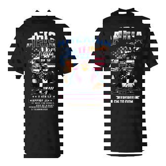 アメリカハッピー250 7月4日 独立記念日 長袖tシャツ Tシャツ - Kawaiitshirt