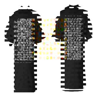 イタリア語-ブレインローz世代面白いミーム90ブレインロットキャラクター 長袖tシャツ Tシャツ - Kawaiitshirt