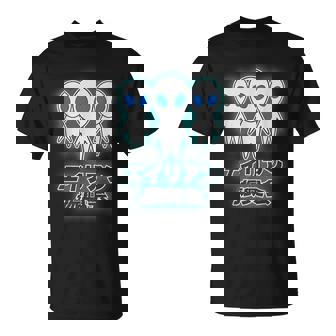 エイリアン振興会（宇宙人）グレイ【ゆるフレンズ】（変なデザイン屋さん）かわいい 面白い Tシャツ - Kawaiitshirt