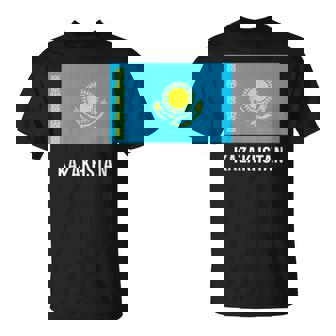 カザフスタン フラッグシャツ Tシャツ - Kawaiitshirt