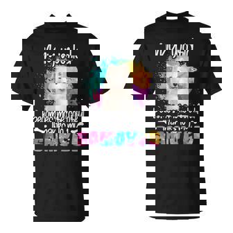 カラフルな世界 サモエド 犬 前足 犬のママ 服 ママ サモエドのアクセサリー 犬の学校 犬の飼い主 Tシャツ - Kawaiitshirt