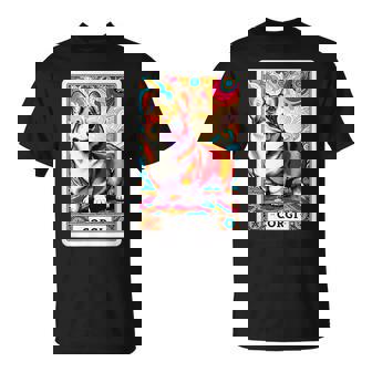 コーギー 面白いtシャツ 犬 タロット カード かわいい メンズ 子供 おもしろ 服 グッズ ネタ わんこ Tシャツ - Kawaiitshirt
