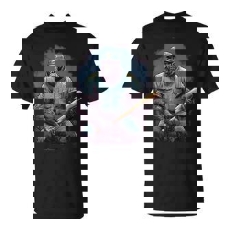 ゴリラ遊び 野球 おもしろい ゴリラ 野球選手 Tシャツ - Kawaiitshirt