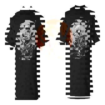 サムライパンダ 作品 日本美術 日本の忍者 パンダ Tシャツ - Kawaiitshirt