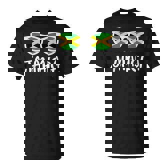 サングラス フラッグ ジャマイカ ジャマイカ 生まれ Tシャツ - Kawaiitshirt