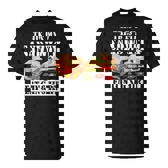 サンドイッチ服 This Is Myandwich Eating Tシャツ - Kawaiitshirt