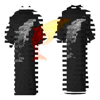 ザトウクジラ ネイティブ ハワイアン ハワイアン トライバル Tシャツ - Kawaiitshirt