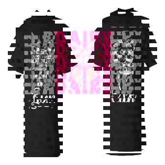 デイリークイーン 酪農家 牛 酪農 少女 ママ コケット Tシャツ - Kawaiitshirt