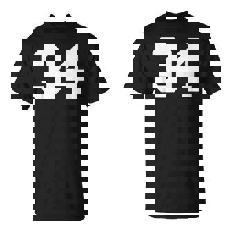 ナンバー34 スポーツジャージプレーヤー 34 ファン フロントプリント ヴァーシティ Tシャツ - Kawaiitshirt