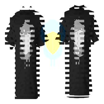 ハシビロコウ アニマル イラスト ミニマル 図案 シンプル ユニセックス ギフト Tシャツ - Kawaiitshirt