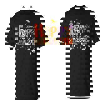 ハッピーハロウィンコスチューム かわいいパンプキン魔女 怖い秋 キッズ Tシャツ - Kawaiitshirt