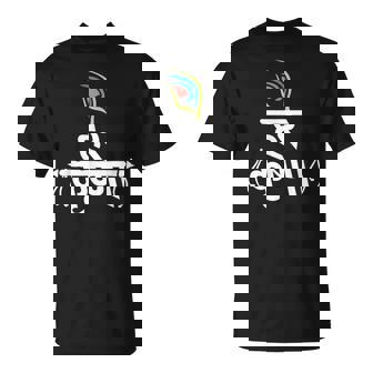 ハレ クリシュナ マントラ インディアン フルート 孔雀 羽 トゥルシ マーラ Tシャツ - Kawaiitshirt