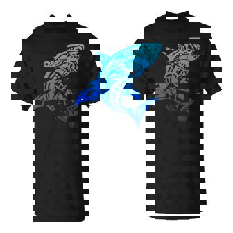 ハワイアン トライバル シャーク ポリネシアン タトゥースタイル バケーション Tシャツ - Kawaiitshirt