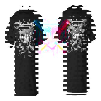 バレンタイン 野球 ハート 滴る アイスクリーム ミニハート Tシャツ - Kawaiitshirt