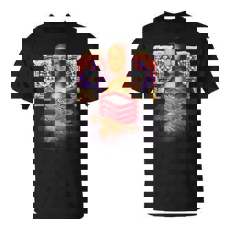 パチンカス 面白いtシャツ モナリザ パチンコ ギャンブル メンズ おもしろ 服 おもしろグッズ ネタ ウケ狙い 長袖tシャツ Tシャツ - Kawaiitshirt