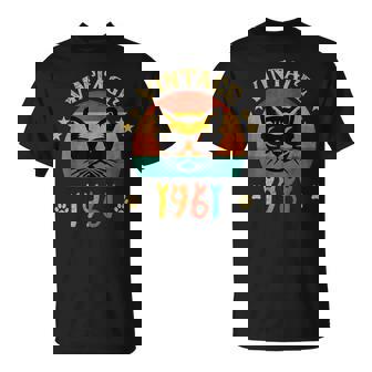 ビンテージファニーキャットシャツ 誕生日プレゼント 1961 メンズ レディース 65歳 Tシャツ - Kawaiitshirt