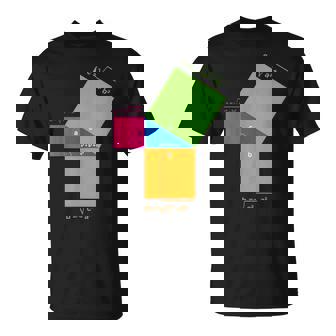 ピタゴラスの定理 教師と生徒のための数学の数式 Tシャツ - Kawaiitshirt