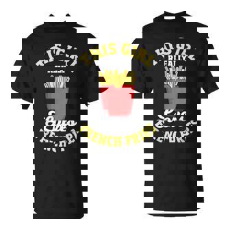 フライドポテト この子は本当にフライドポテトが好きなんだ フライドポテト Tシャツ - Kawaiitshirt