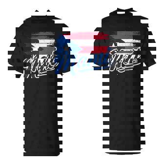 プエルトリコの母旗 プエルトリコ マミ プエルトリコ Tシャツ - Kawaiitshirt