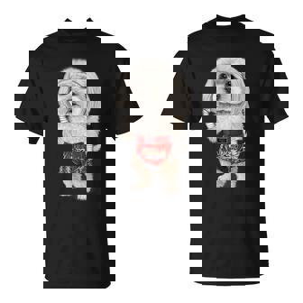 ムエタイキックボクシングチャンピオンとしてのマルチーズドッグ Tシャツ - Kawaiitshirt