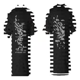 リバプール イングランド Est1207 Colossal Liverbird Grey Age Tシャツ - Kawaiitshirt