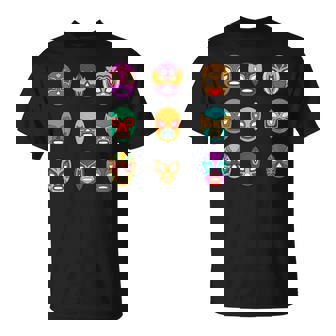 レトロ ルチャリブレ マスク オブ レジェンド レスリング 長袖tシャツ Tシャツ - Kawaiitshirt