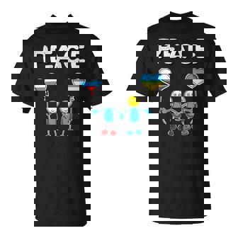ロシアとウクライナの間の平和 長袖tシャツ Tシャツ - Kawaiitshirt