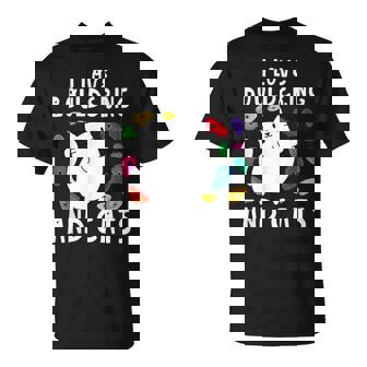 ロッククライミングホールズ クライマー キュート I Love ボルダリングと猫 Tシャツ - Kawaiitshirt