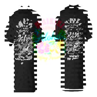 ワイキキ ハワイ アロハ サーフィン パラダイス ハイビスカス パイナップル Tシャツ - Kawaiitshirt