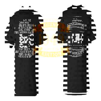 ヴィンテージ 1949 ギフト 男性 女性 長寿祝い 1949年生まれ 喜寿祝い ユニークな誕生日プレゼント Tシャツ - Kawaiitshirt