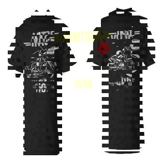 ヴィンテージ クラシック 誕生 1956 70歳の誕生日 レトロ バイク Tシャツ - Kawaiitshirt