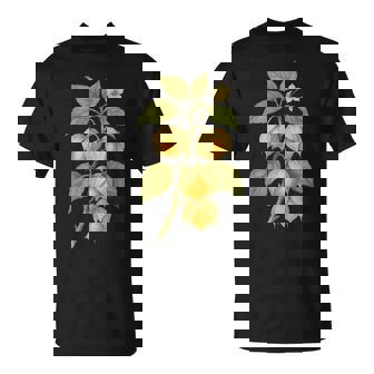 ヴィンテージ ボタニカル サイサリス 自然 フルーツ アートプリント Tシャツ - Kawaiitshirt