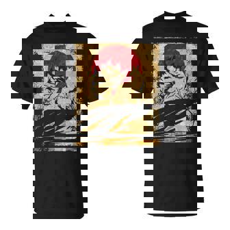 九尾の狐 日本のレトロアート 長袖tシャツ Tシャツ - Kawaiitshirt