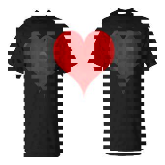 大きな赤いハート Tシャツ - Kawaiitshirt