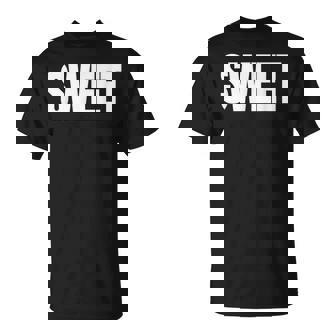 巨大な文字に甘いという言葉を込めて Tシャツ - Kawaiitshirt