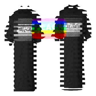 平和 シンボル 国旗 色 戦争反対 虹 Peace No Warintage Tシャツ - Kawaiitshirt